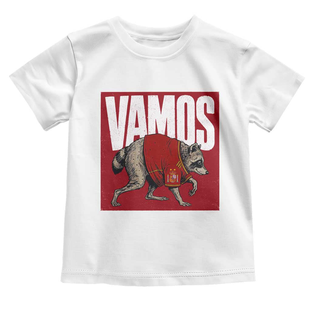 Funny Jimothy Vamos Spain Soccer Fans Parody Toddler T Shirt Seattle Raccoon Espana Champs Victory Celebration