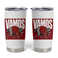 Funny Jimothy Vamos Spain Soccer Fans Parody Tumbler Cup Seattle Raccoon Espana Champs Victory Celebration