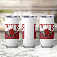 Funny Jimothy Vamos Spain Soccer Fans Parody Tumbler Cup Seattle Raccoon Espana Champs Victory Celebration