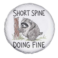 Jimothy Short Spine Doing Fine Inspirational Spare Tire Cover Viral Seattle Raccoon Crayon Drawing Graphic
