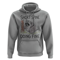 Jimothy Short Spine Doing Fine Inspirational Hoodie Viral Seattle Raccoon Crayon Drawing Graphic