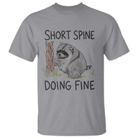 Jimothy Short Spine Doing Fine Inspirational T Shirt Viral Seattle Raccoon Crayon Drawing Graphic
