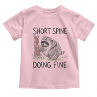 Jimothy Short Spine Doing Fine Inspirational Toddler T Shirt Viral Seattle Raccoon Crayon Drawing Graphic