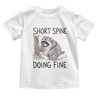Jimothy Short Spine Doing Fine Inspirational Toddler T Shirt Viral Seattle Raccoon Crayon Drawing Graphic