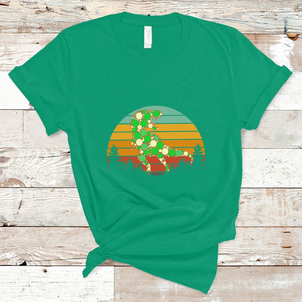 Dot Day T Shirt Polka Dot Dinosaur Lover Retro International - Wonder Print Shop