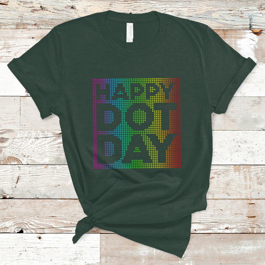 Dot Day T Shirt International 2023 Colorful Polka Dot Happy - Wonder Print Shop