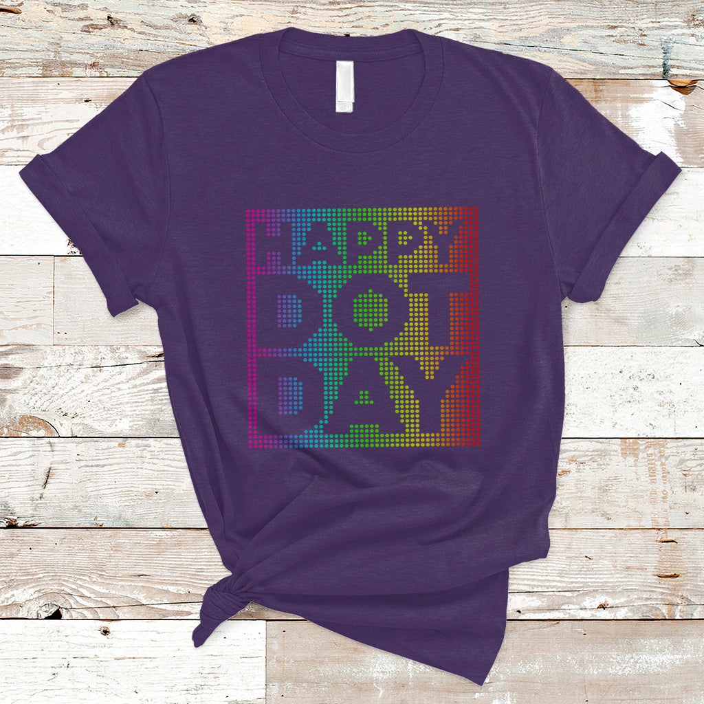 Dot Day T Shirt International 2023 Colorful Polka Dot Happy - Wonder Print Shop