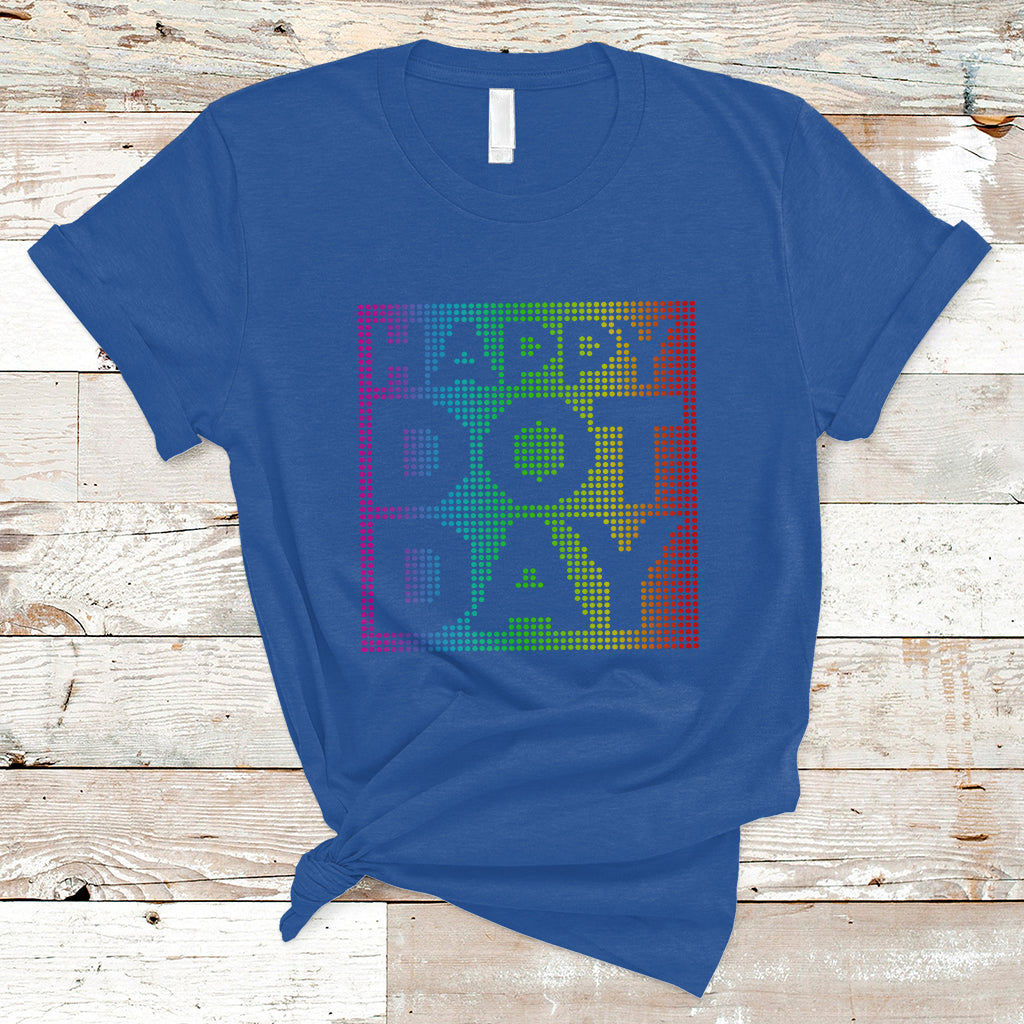 Dot Day T Shirt International 2023 Colorful Polka Dot Happy - Wonder Print Shop