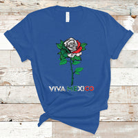 Mexican Independence Day T Shirt Viva Mexico Flag Rose Latino Hispanic Pride - Wonder Print Shop