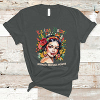 Hispanic Heritage Month T Shirt Latina Power Flowers - Wonder Print Shop