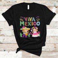 Hispanic Heritage Month Mexico T Shirt Viva Mexico Cute Kids Mexican - Wonder Print Shop