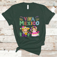 Hispanic Heritage Month Mexico T Shirt Viva Mexico Cute Kids Mexican - Wonder Print Shop