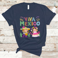 Hispanic Heritage Month Mexico T Shirt Viva Mexico Cute Kids Mexican - Wonder Print Shop