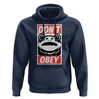 Don't Obey Portland Frog Hoodie Protest Parody Poster Graphic - Wonder Print Shop