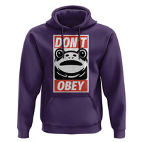 Don't Obey Portland Frog Hoodie Protest Parody Poster Graphic - Wonder Print Shop