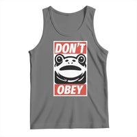 Don't Obey Portland Frog Tank Top Protest Parody Poster Graphic - Wonder Print Shop