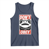 Don't Obey Portland Frog Tank Top Protest Parody Poster Graphic - Wonder Print Shop
