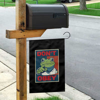 Don't Obey Portland Frog Garden Flag Frogs Protest Activism Hope Style Poster Graphic - Wonder Print Shop