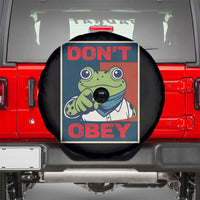 Don't Obey Portland Frog Spare Tire Cover Frogs Protest Activism Hope Style Poster Graphic - Wonder Print Shop