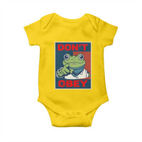 Don't Obey Portland Frog Baby Onesie Frogs Protest Activism Hope Style Poster Graphic - Wonder Print Shop