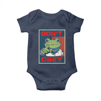 Don't Obey Portland Frog Baby Onesie Frogs Protest Activism Hope Style Poster Graphic - Wonder Print Shop
