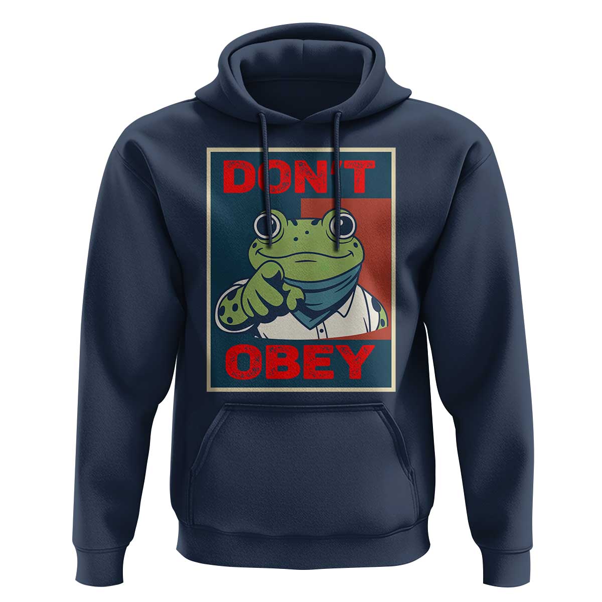 Don't Obey Portland Frog Hoodie Frogs Protest Activism Hope Style Poster Graphic - Wonder Print Shop
