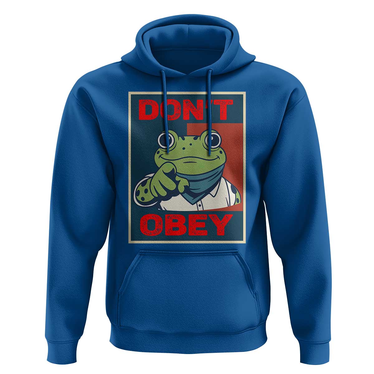 Don't Obey Portland Frog Hoodie Frogs Protest Activism Hope Style Poster Graphic - Wonder Print Shop