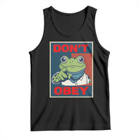 Don't Obey Portland Frog Tank Top Frogs Protest Activism Hope Style Poster Graphic - Wonder Print Shop