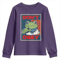 Don't Obey Portland Frog Youth Sweatshirt Frogs Protest Activism Hope Style Poster Graphic - Wonder Print Shop