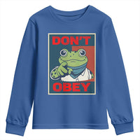 Don't Obey Portland Frog Youth Sweatshirt Frogs Protest Activism Hope Style Poster Graphic - Wonder Print Shop