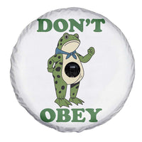 Don't Obey Portland Frog Spare Tire Cover Resist Inflatable Frogs Protest - Wonder Print Shop