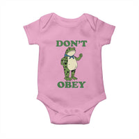 Don't Obey Portland Frog Baby Onesie Resist Inflatable Frogs Protest - Wonder Print Shop
