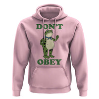Don't Obey Portland Frog Hoodie Resist Inflatable Frogs Protest - Wonder Print Shop