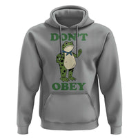 Don't Obey Portland Frog Hoodie Resist Inflatable Frogs Protest - Wonder Print Shop
