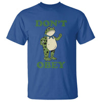 Don't Obey Portland Frog T Shirt Resist Inflatable Frogs Protest - Wonder Print Shop
