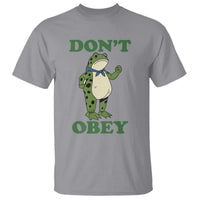 Don't Obey Portland Frog T Shirt Resist Inflatable Frogs Protest - Wonder Print Shop