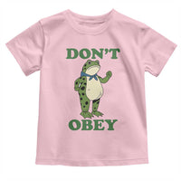 Don't Obey Portland Frog Toddler T Shirt Resist Inflatable Frogs Protest - Wonder Print Shop