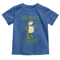 Don't Obey Portland Frog Toddler T Shirt Resist Inflatable Frogs Protest - Wonder Print Shop