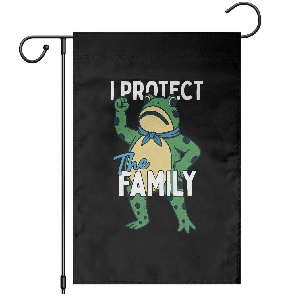 Activist Portland Frog Garden Flag I Protect the Family Protest Statement - Wonder Print Shop