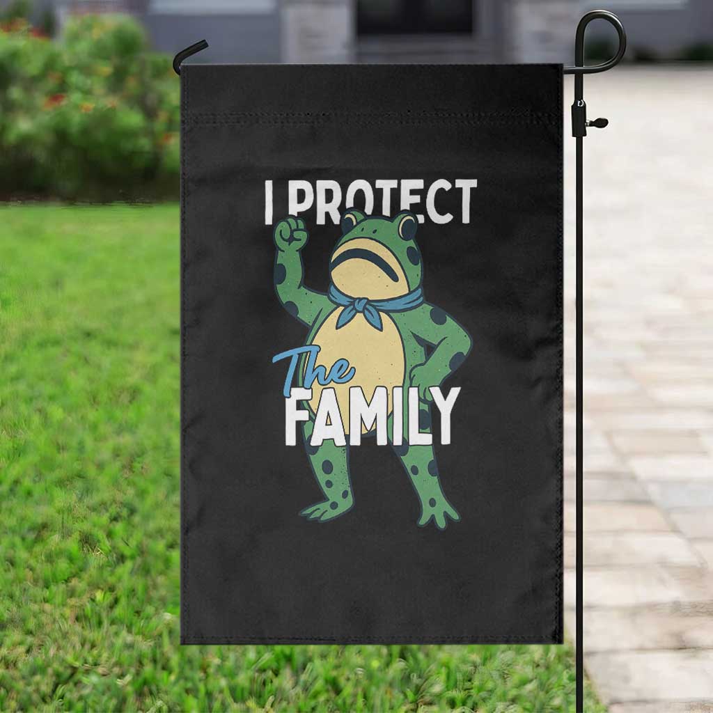 Activist Portland Frog Garden Flag I Protect the Family Protest Statement - Wonder Print Shop