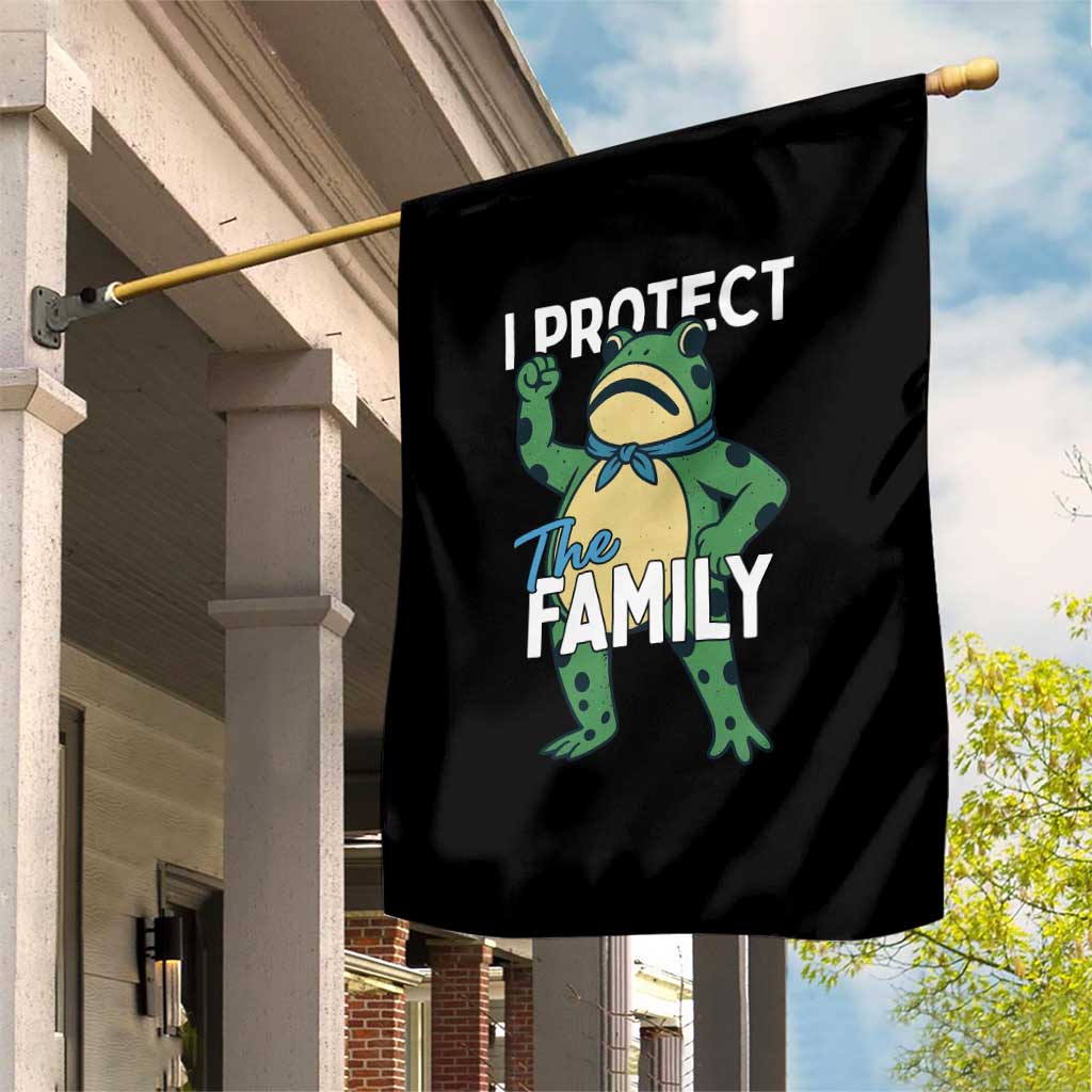 Activist Portland Frog Garden Flag I Protect the Family Protest Statement - Wonder Print Shop