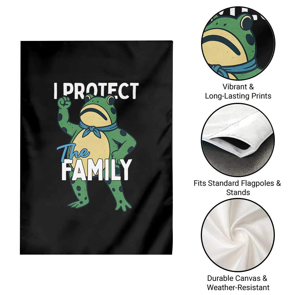 Activist Portland Frog Garden Flag I Protect the Family Protest Statement - Wonder Print Shop
