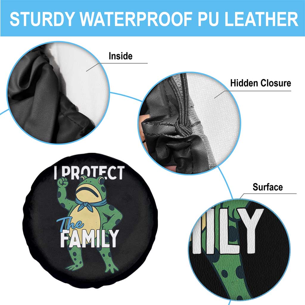 Activist Portland Frog Spare Tire Cover I Protect the Family Protest Statement - Wonder Print Shop