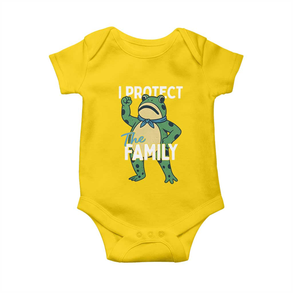 Activist Portland Frog Baby Onesie I Protect the Family Protest Statement - Wonder Print Shop