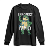 Activist Portland Frog Long Sleeve Shirt I Protect the Family Protest Statement - Wonder Print Shop