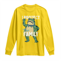 Activist Portland Frog Long Sleeve Shirt I Protect the Family Protest Statement - Wonder Print Shop