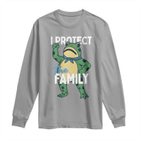 Activist Portland Frog Long Sleeve Shirt I Protect the Family Protest Statement - Wonder Print Shop