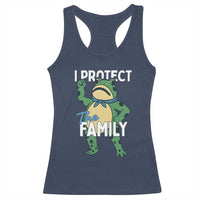 Activist Portland Frog Racerback Tank Top I Protect the Family Protest Statement - Wonder Print Shop