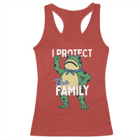 Activist Portland Frog Racerback Tank Top I Protect the Family Protest Statement - Wonder Print Shop