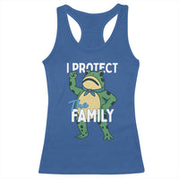 Activist Portland Frog Racerback Tank Top I Protect the Family Protest Statement - Wonder Print Shop